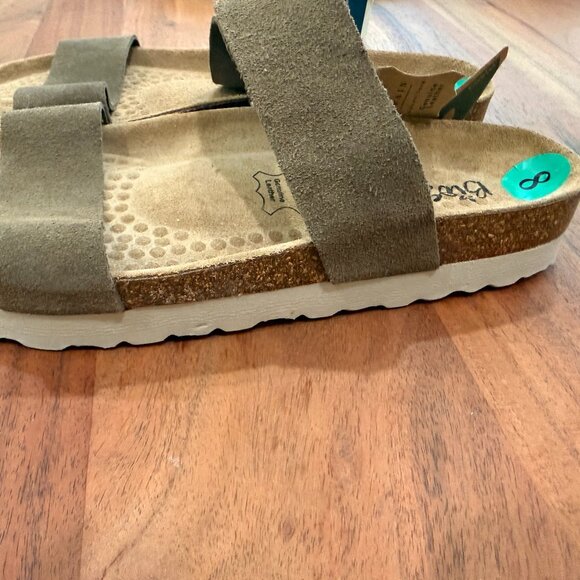 Size 8 Biostep Sandals - brown suede double strap - NWT - Picture 5 of 6